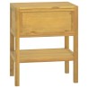 Armoire de salle de bain 60x40x75 cm Bois de teck solide 