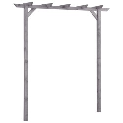 Pergola de jardin Gris 200x40x205 cm Bois de pin imprégné 