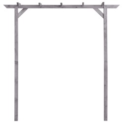 Pergola de jardin Gris 200x40x205 cm Bois de pin imprégné 