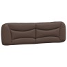 Coussin de tête de lit marron 180 cm similicuir 
