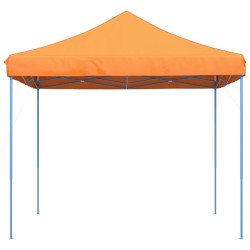 Tente de réception pliable escamotable orange 292x292x315 cm 