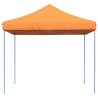 Tente de réception pliable escamotable orange 292x292x315 cm 