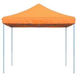 Tente de réception pliable escamotable orange 292x292x315 cm 
