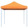Tente de réception pliable escamotable orange 292x292x315 cm 