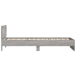 Cadre de lit sans matelas avec tête de lit 100x200 cm 