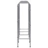 Étagère de rangement pour 9 caisses Argenté 145x33x116 cm Acier 