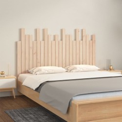 Tête de lit murale 140x3x80 cm Bois massif de pin 