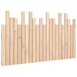 Tête de lit murale 140x3x80 cm Bois massif de pin 