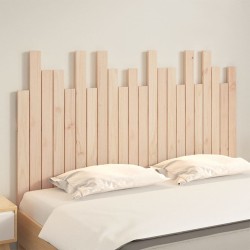 Tête de lit murale 140x3x80 cm Bois massif de pin 