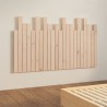 Tête de lit murale 140x3x80 cm Bois massif de pin 