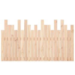 Tête de lit murale 140x3x80 cm Bois massif de pin 
