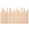 Tête de lit murale 140x3x80 cm Bois massif de pin 