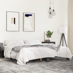 Cadre de lit sans matelas noir 160x200 cm 