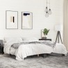 Cadre de lit sans matelas noir 160x200 cm 