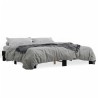 Cadre de lit sans matelas noir 160x200 cm 