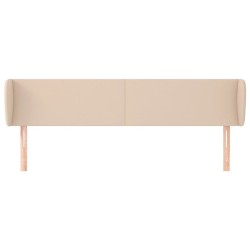 Tête de lit avec oreilles Cappuccino 163x23x78/88 cm Similicuir 