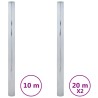 Films solaires 3 pcs effet réfléchissant statique argenté PVC 