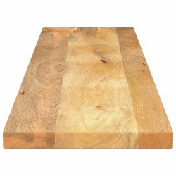 Dessus de table 140x30x2,5cm rectangulaire bois massif manguier 