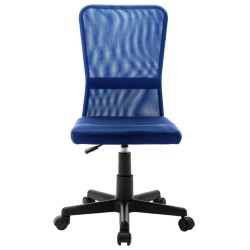 Chaise de bureau Bleu 44x52x100 cm Tissu en maille 