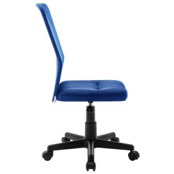 Chaise de bureau Bleu 44x52x100 cm Tissu en maille 