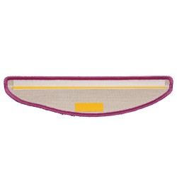Tapis d'escalier 15 pcs violet 56x17x3 cm 