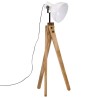 Lampadaire 25 W blanc 45x45x120 cm E27 