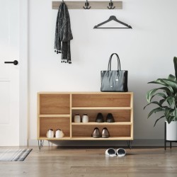 Armoire à chaussures Chêne sonoma 102x36x60cm Bois d'ingénierie 
