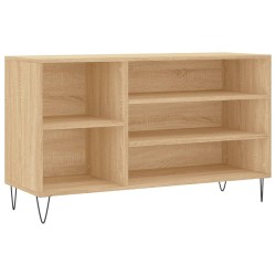 Armoire à chaussures Chêne sonoma 102x36x60cm Bois d'ingénierie 