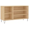 Armoire à chaussures Chêne sonoma 102x36x60cm Bois d'ingénierie 