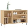 Armoire à chaussures Chêne sonoma 102x36x60cm Bois d'ingénierie 