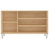 Armoire à chaussures Chêne sonoma 102x36x60cm Bois d'ingénierie 