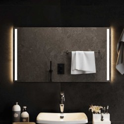 Miroir de salle de bain à LED 90x50 cm 