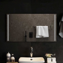 Miroir de salle de bain à LED 90x50 cm 