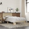 Cadre de lit sans matelas chêne sonoma 100x200 cm 