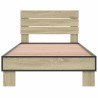 Cadre de lit sans matelas chêne sonoma 100x200 cm 