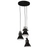 Lampe suspendue 25 W noir 30x30x100 cm E27 
