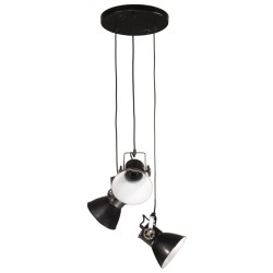 Lampe suspendue 25 W noir 30x30x100 cm E27 