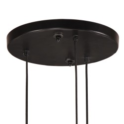 Lampe suspendue 25 W noir 30x30x100 cm E27 