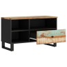 Meuble TV 80x33x46 cm bois de récupération et d'ingénierie 