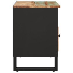 Meuble TV 80x33x46 cm bois de récupération et d'ingénierie 