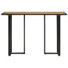 Table à manger 110x55x75,5 cm bois de manguier massif 
