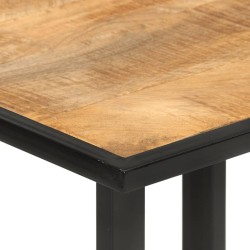 Table à manger 110x55x75,5 cm bois de manguier massif 