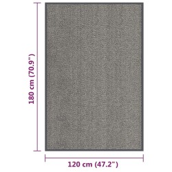 Paillasson touffeté 120x180 cm Marron clair 