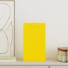 Sacs en papier 250 pcs avec poignées jaune 21x11x36 cm 