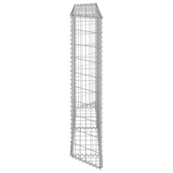 Lit surélevé à gabion en trapèze Acier galvanisé 150x20x100 cm 