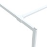 Paroi de douche Blanc 90x195 cm Verre ESG transparent 
