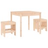Ensemble de bistrot de jardin 3 pcs bois de pin massif 