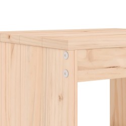 Ensemble de bistrot de jardin 3 pcs bois de pin massif 