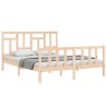 Cadre de lit sans matelas 160x200 cm bois massif de pin 