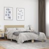 Cadre de lit sans matelas chêne sonoma 135x190 cm 